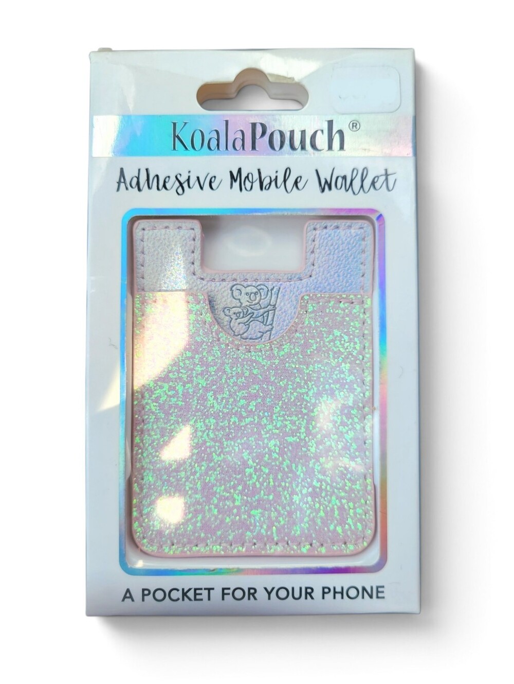 Koala Pouch Adhesive Mobile Wallet Pocket For Phone NIB Stick On